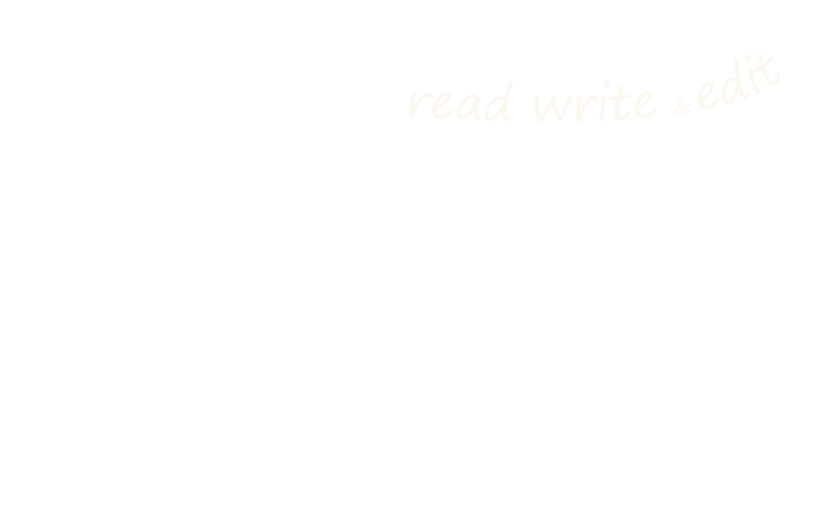read write and edit banner three